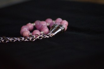 Collana agata rosa 3