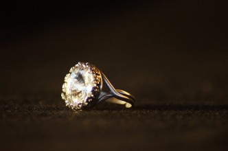 Anello swarovski rotondo cristallo 3