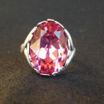 Anello swarovski rosa 1