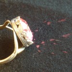 Anello swarovski rosa 5