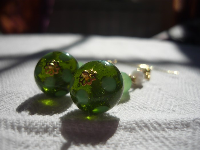 Orecchini_lampwork_verde_5